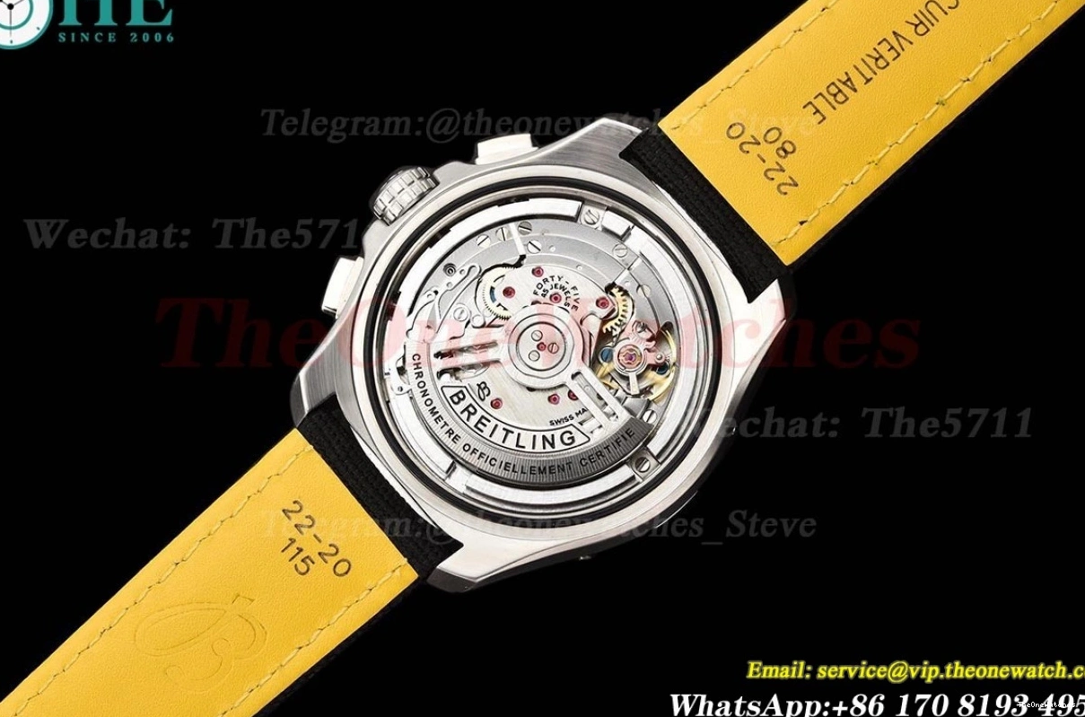 SS NY BLSF B01 Avenger Cal.01 Black 44mm Dial Chrono 0514